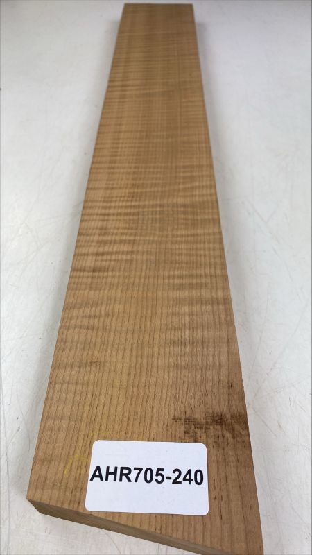 Neck Sycamore / European Maple, curly, "Caramel" - Unique Piece #240